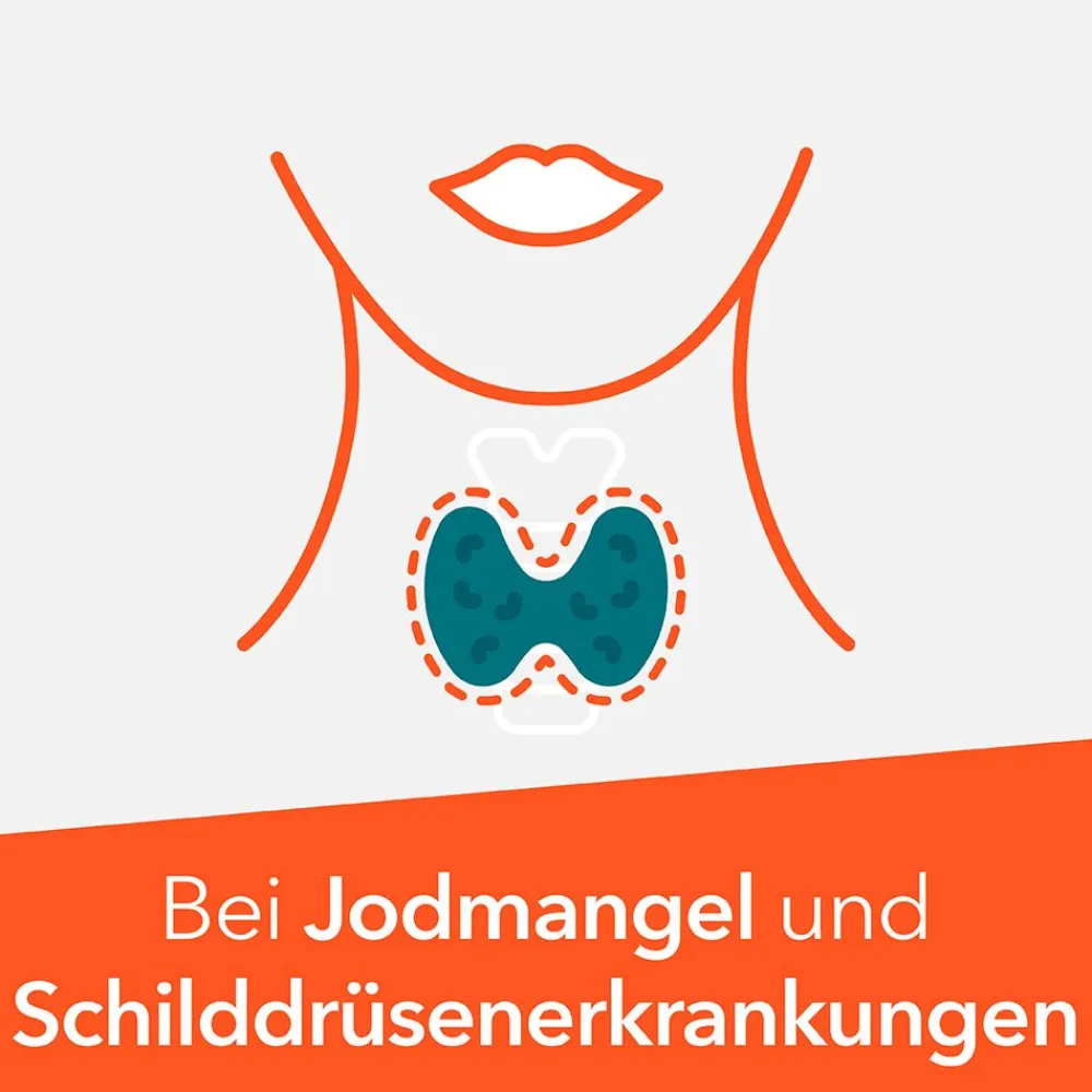 Jodid-ratiopharm® 200 μg Tabletten: können Jodmangel und bestimmten Schilddrüsenerkrankungen (z. B. Kropf) vorbeugen und behandeln> Online