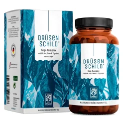 Jod Selen Kelp Komplex 180 vegane Kapseln Thymian Schilddrüse Drüsenschild ®>NATURTREU Online