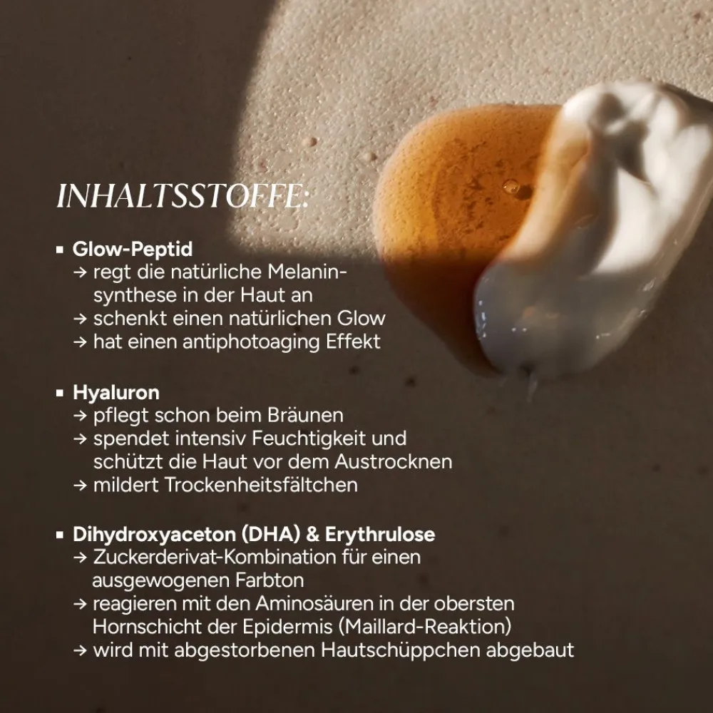 Selbstbräunungskonzentrat fürs Gesicht - für eine natürliche & gleichmäßige Bräune, Vegan>JUNGLÜCK New