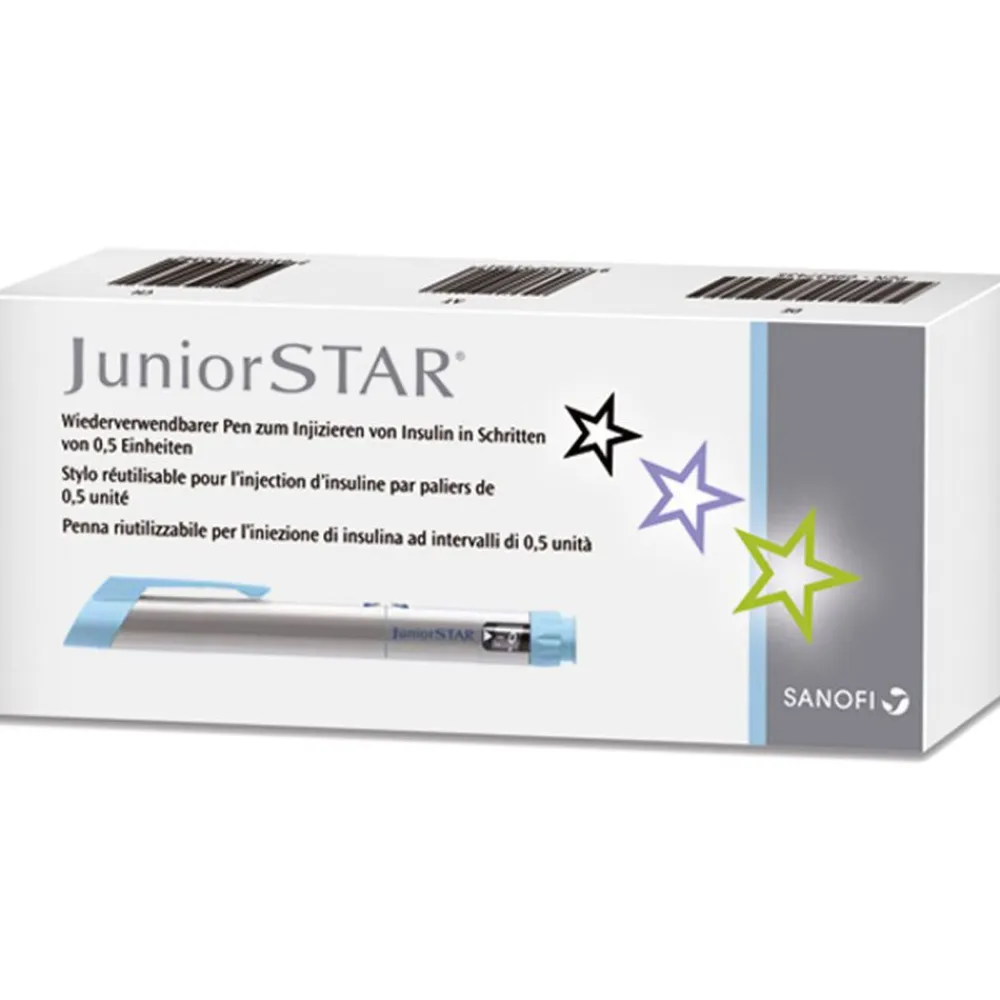 JuniorSTAR® Injektionsgerät silber>