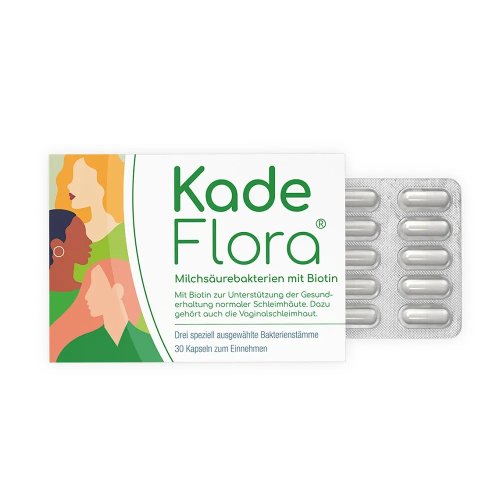 KadeFlora Milchsäurebakerien mit Biotin - zur täglichen Unterstützung der Vaginalschleimhaut> Clearance