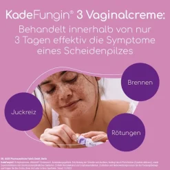 3 Vaginalcreme - bei Scheidenpilz, besonders für Frauen mit trockener Scheide><noscript><img width=