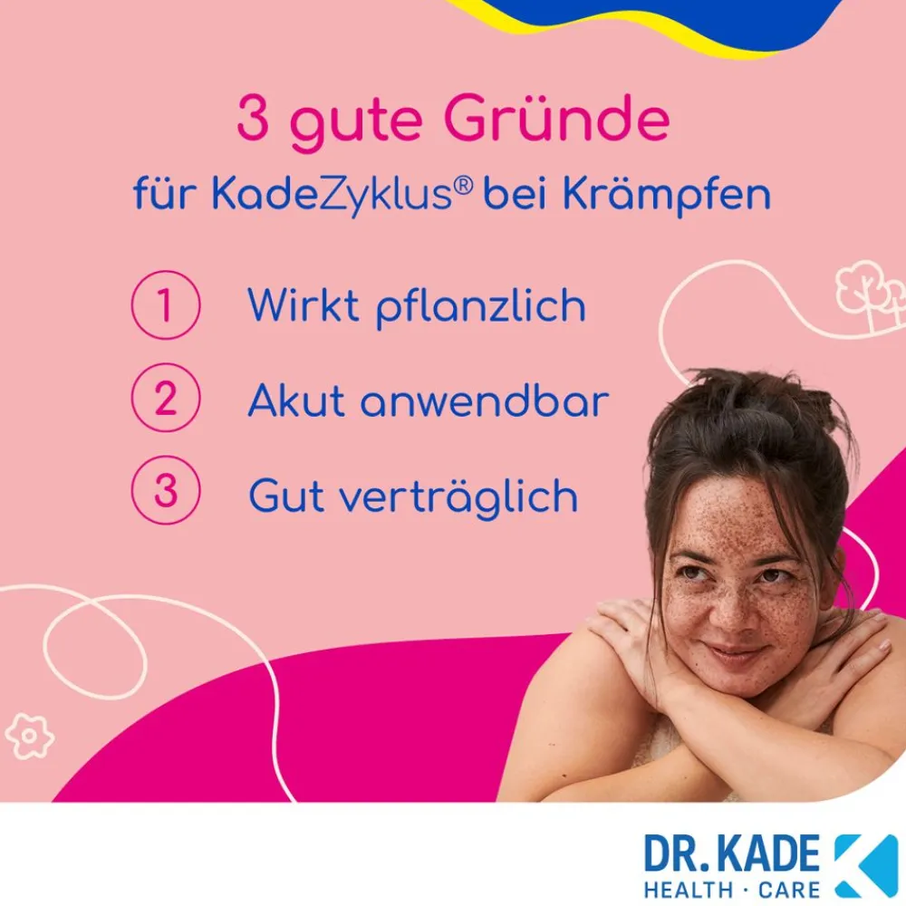 KadeZyklus bei Krämpfen w. der Menstruation - lindert schmerzhafte Menstruationskrämpfe, 30 St.> Best