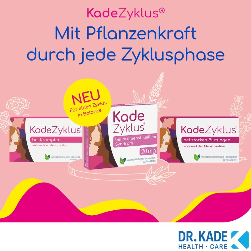 KadeZyklus bei Krämpfen w. der Menstruation - lindert schmerzhafte Menstruationskrämpfe, 30 St.> Best