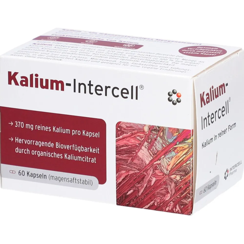 KALIUM-INTERCELL magensaftresistente Hartkapseln – Unterstützung für Muskeln & Nerven> Clearance