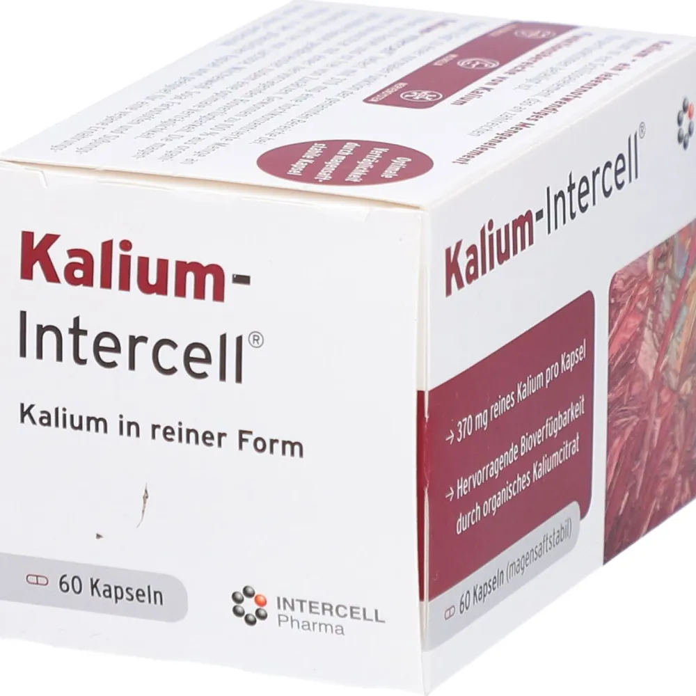 KALIUM-INTERCELL magensaftresistente Hartkapseln – Unterstützung für Muskeln & Nerven> Clearance