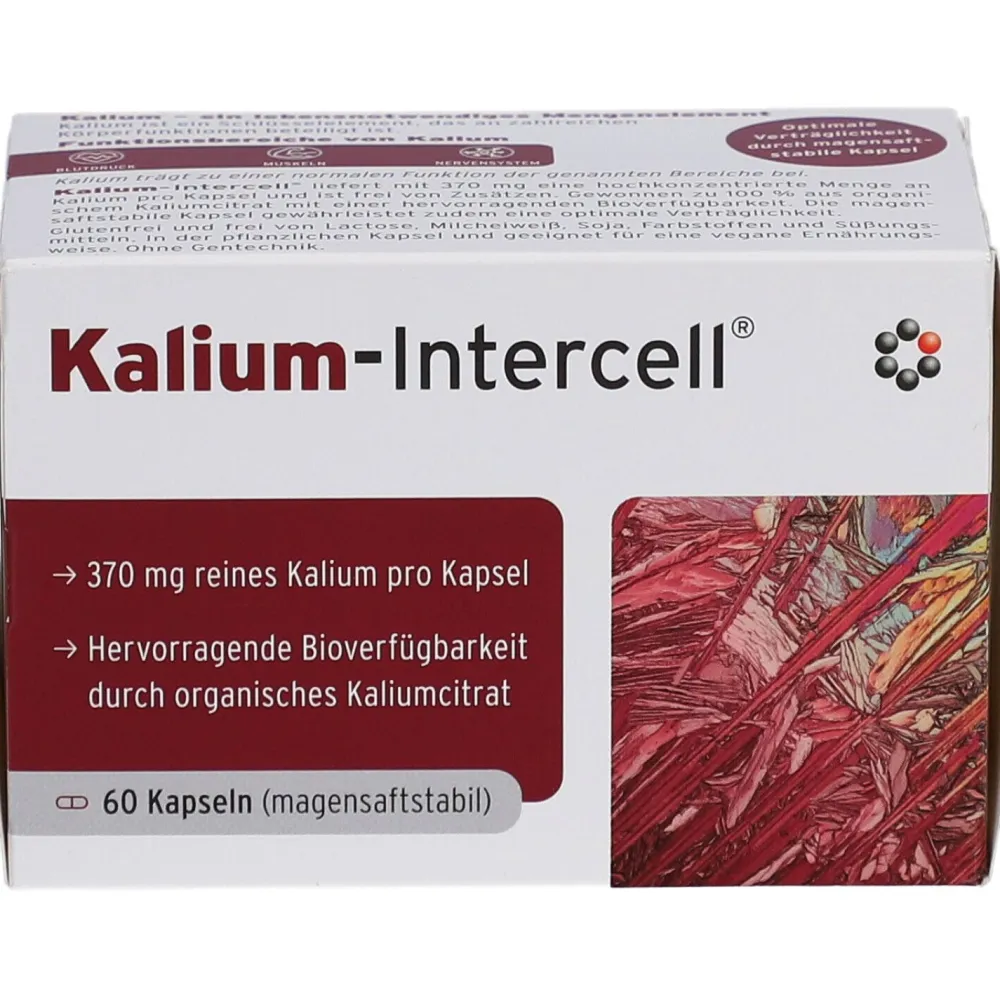 KALIUM-INTERCELL magensaftresistente Hartkapseln – Unterstützung für Muskeln & Nerven> Clearance