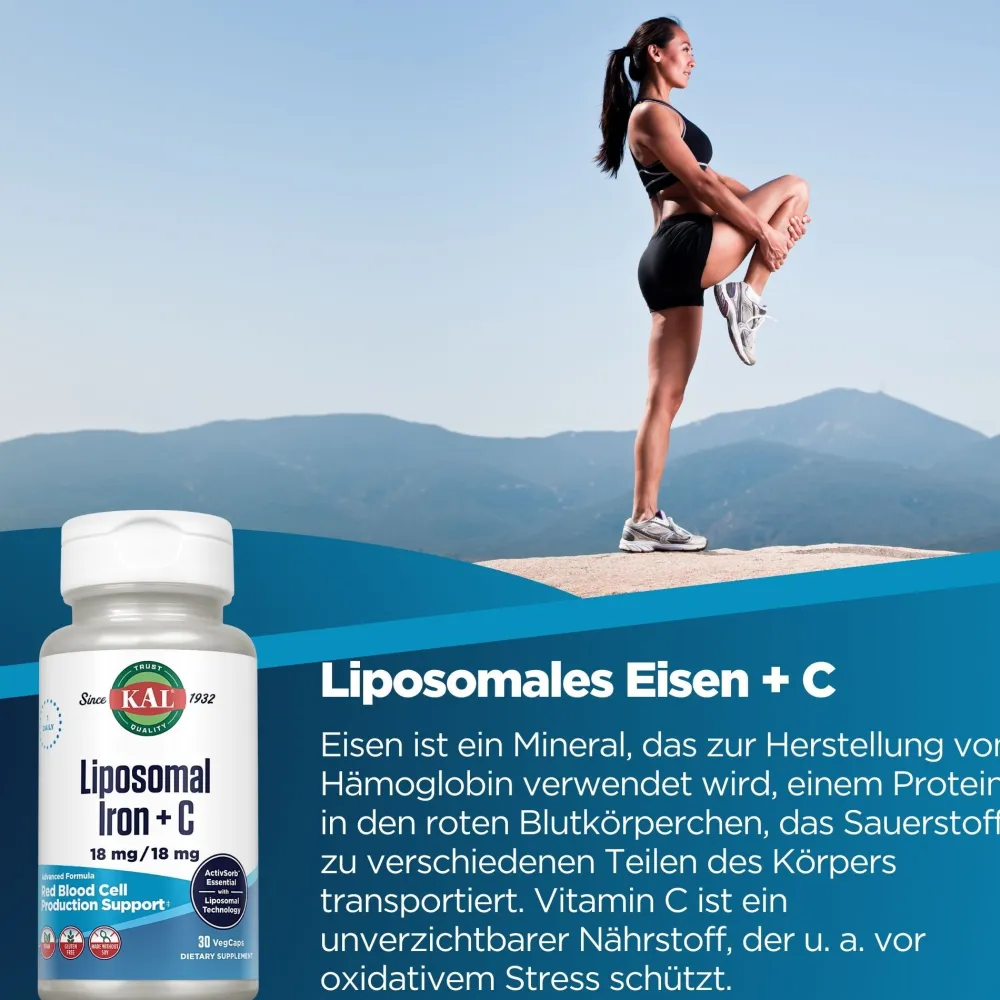 KAL Liposomales Eisen + C 18 mg / 18 mg| Sale
