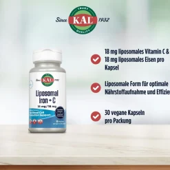 KAL Liposomales Eisen + C 18 mg / 18 mg| Sale