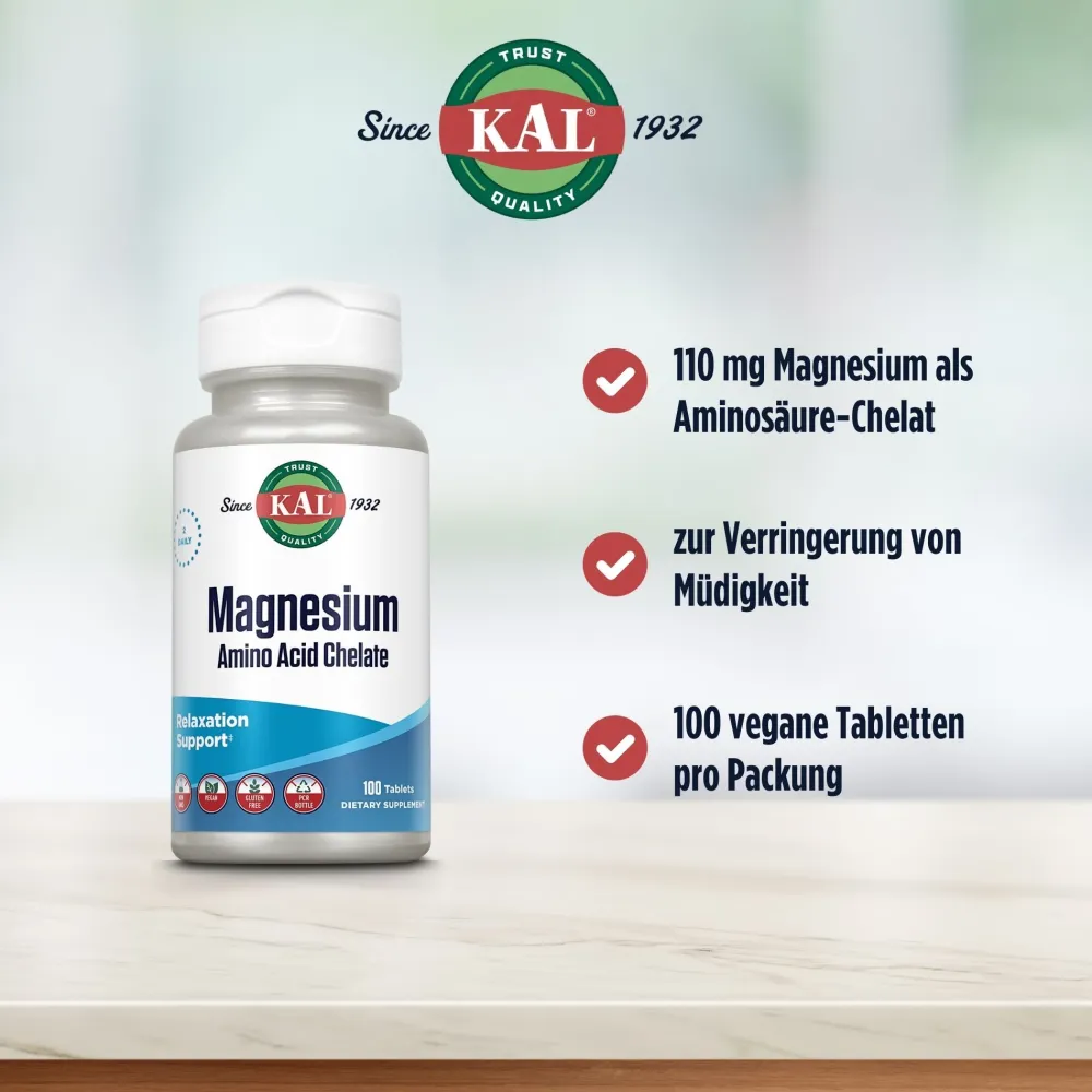 KAL Magnesium Chelat 220 mg| New