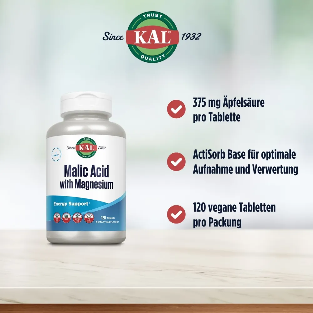 KAL Malic Acid mit Magnesium| Clearance