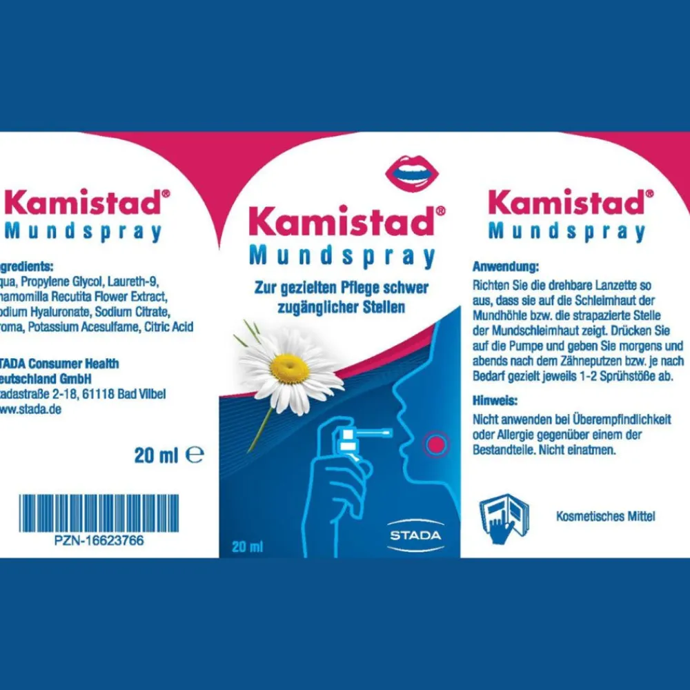 ® Mundspray bei Zahnfleischentzündungen und Aphten>Kamistad Best
