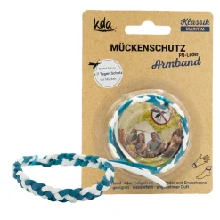 KDA® Mückschutzarmband PU-Leder maritim| Sale