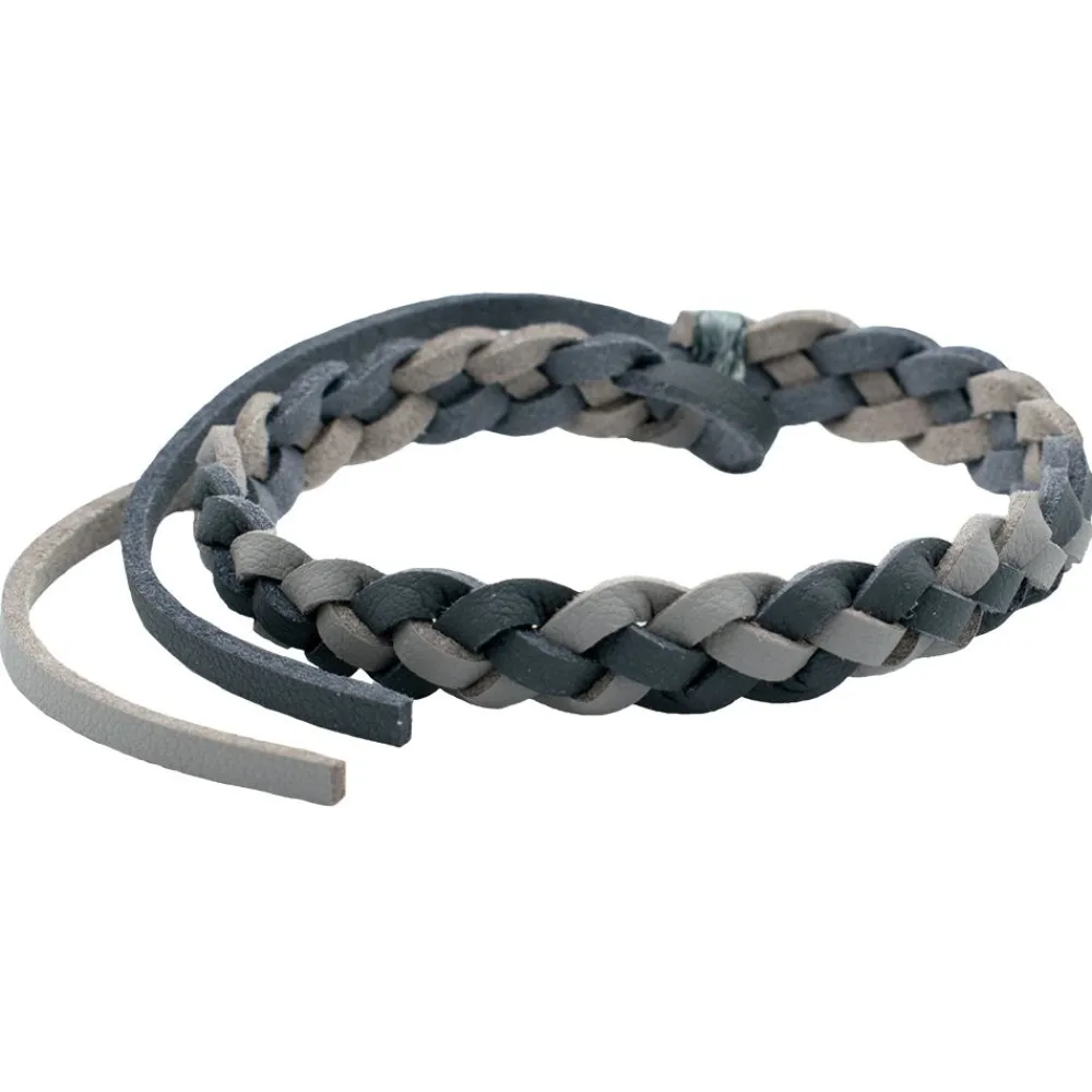 KDA® Mückschutzarmband PU-Leder mischgrau| Best