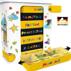 Kerpers® Pillendose 7 Tage mit je 4 Fächer „Basic“ Janosch><noscript><img width=
