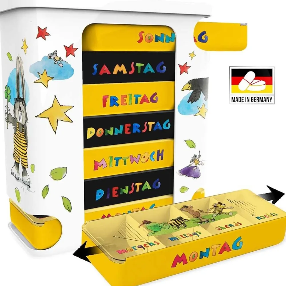 Kerpers® Pillendose 7 Tage mit je 4 Fächer „Basic“ Janosch> Best
