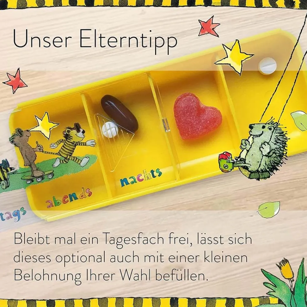 Kerpers® Pillendose 7 Tage mit je 4 Fächer „Basic“ Janosch> Best