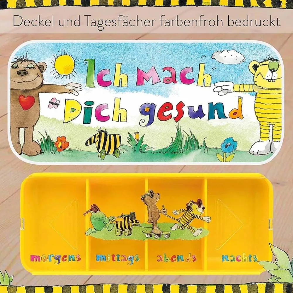 Kerpers® Pillendose 7 Tage mit je 4 Fächer „Basic“ Janosch> Best