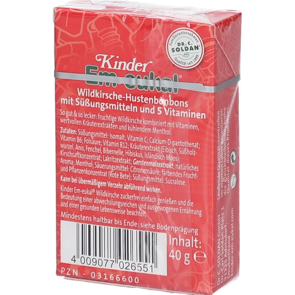 Kinder ® Wildkirsche Minis zuckerfrei|Em-eukal New