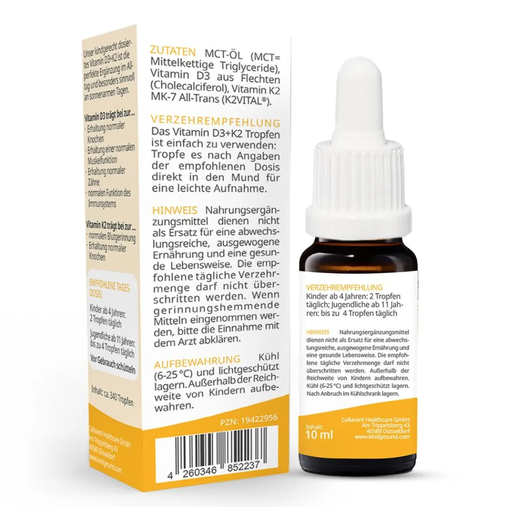 kindgesund Vitamin D3+K2 Tropfen für Kinder> Online