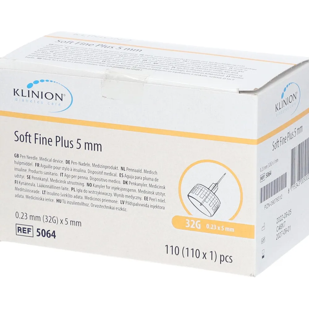 KLINION Soft fine plus Pen-Nadeln 0,23x5 mm 32 G 110 St> Clearance