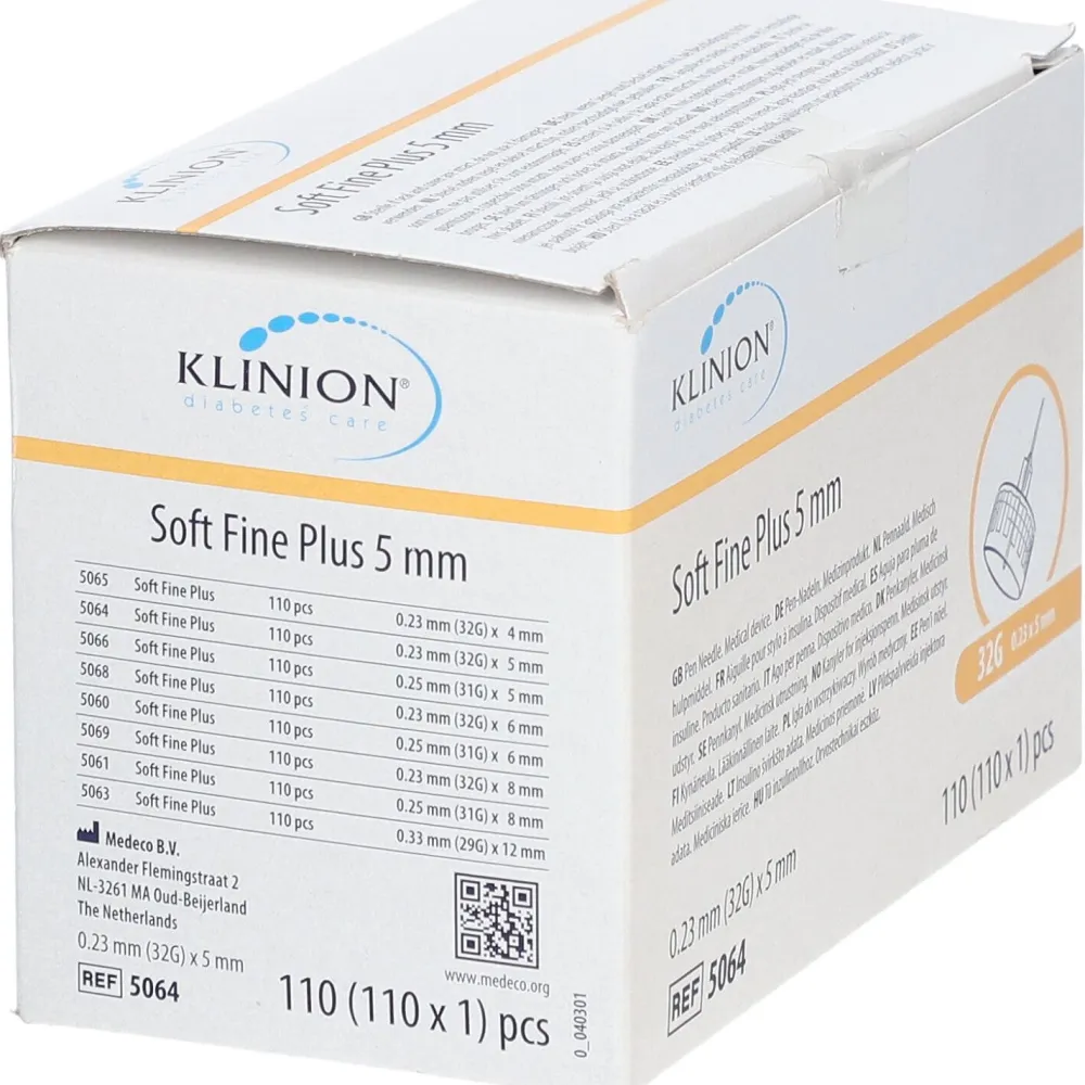 KLINION Soft fine plus Pen-Nadeln 0,23x5 mm 32 G 110 St> Clearance