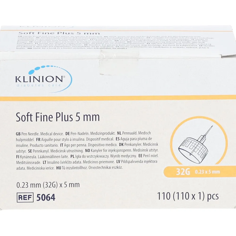 KLINION Soft fine plus Pen-Nadeln 0,23x5 mm 32 G 110 St> Clearance