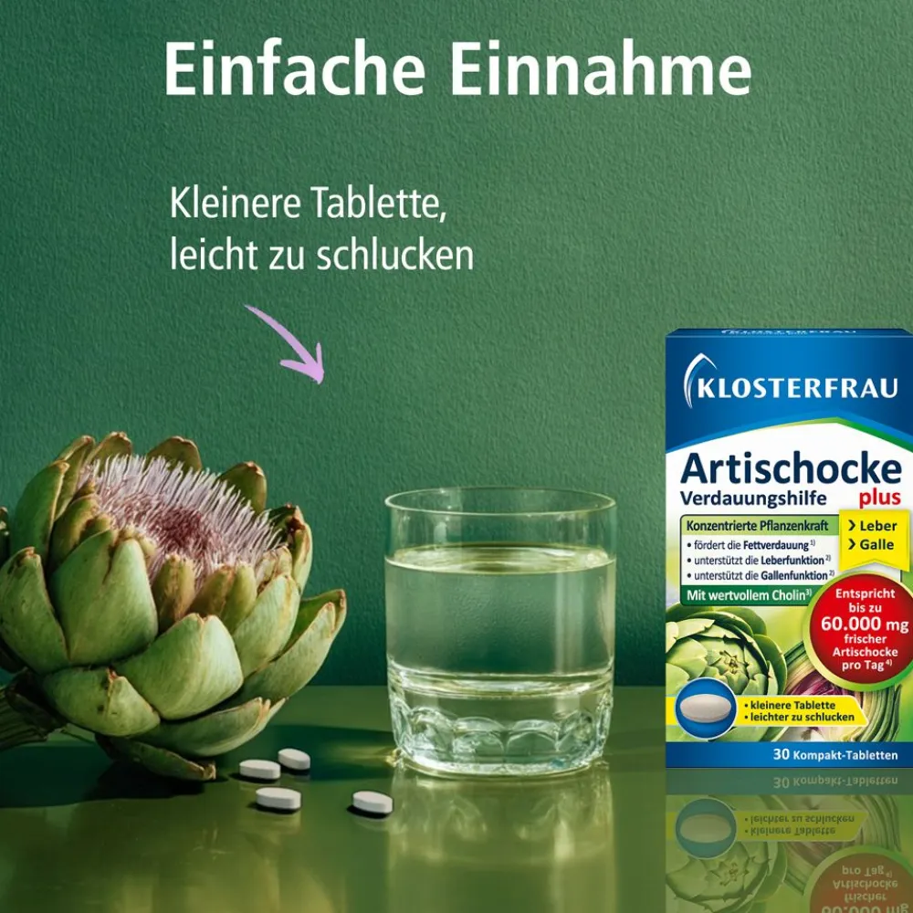 Artischocke Verdauungshilfe plus>Klosterfrau