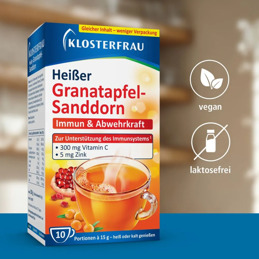 Broncholind® Heißer Granatapfel-Sanddorn|Klosterfrau Best