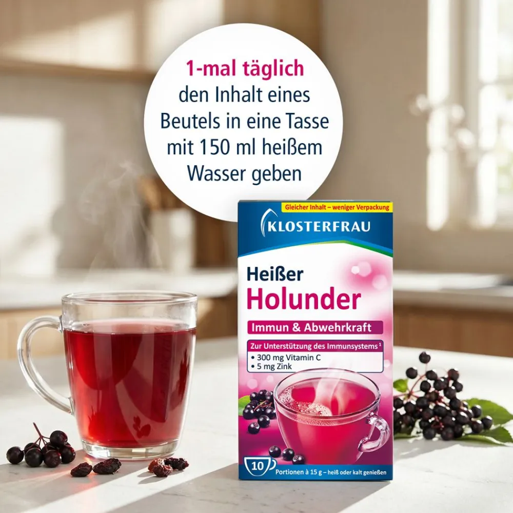 Broncholind® Heißer Holunder|Klosterfrau Online