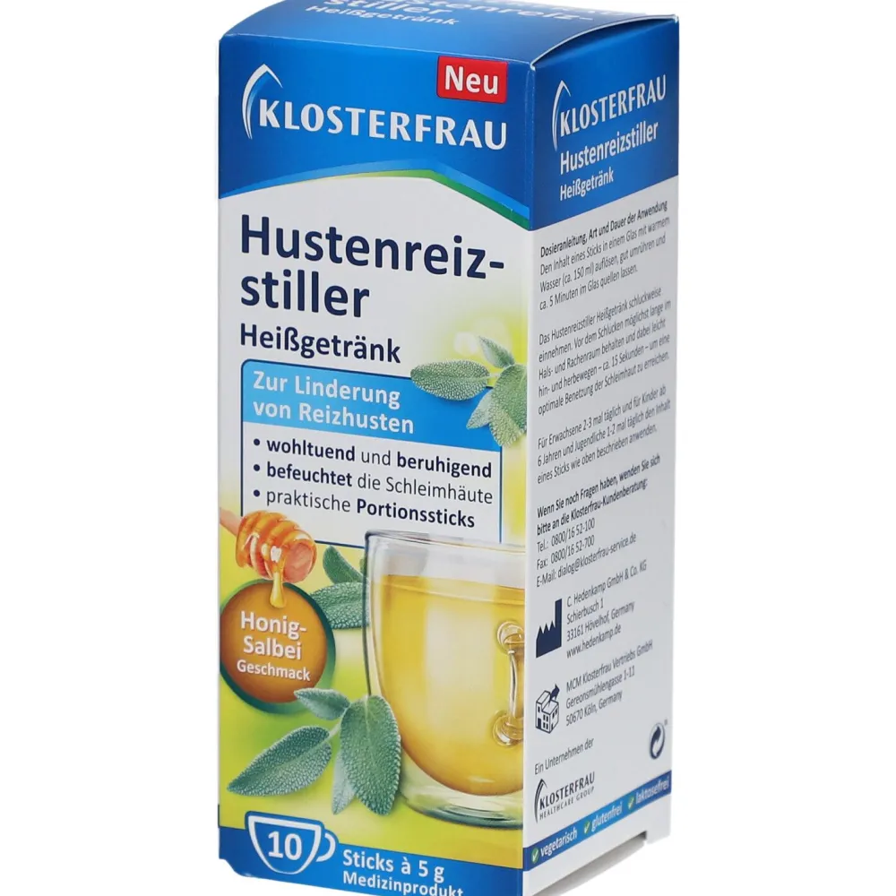 ® Hustenreizstiller Heißgetränk Honig-Salbei|Klosterfrau Online