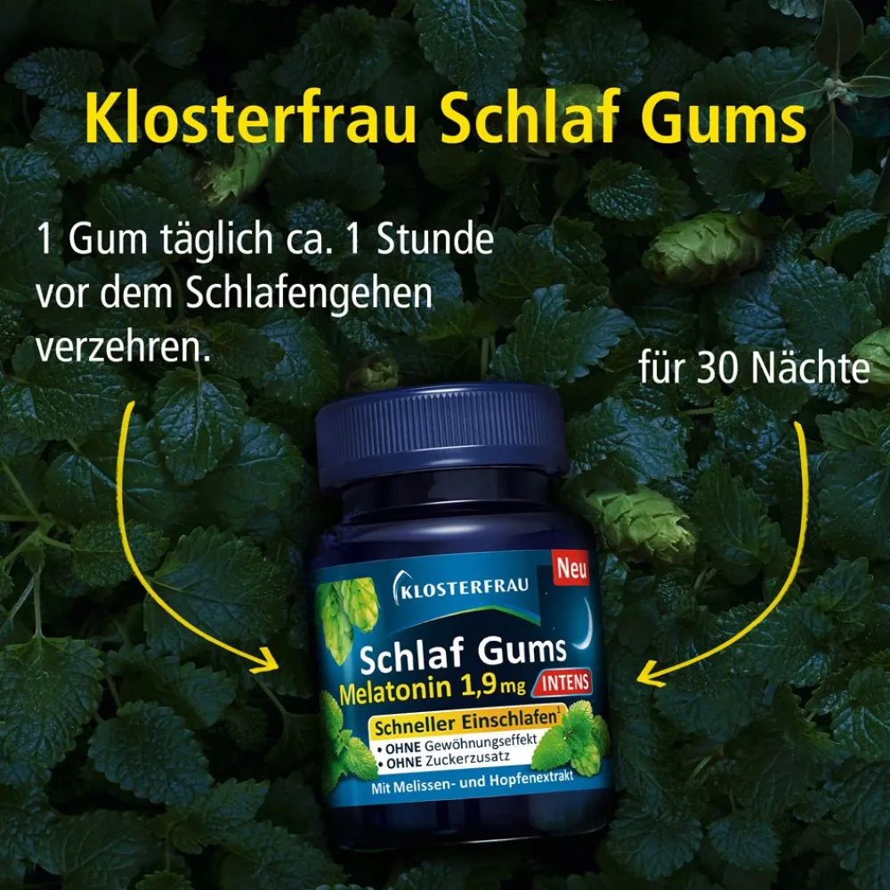 Schlaf Gums Melatonin 1,9 mg Intens>Klosterfrau Online