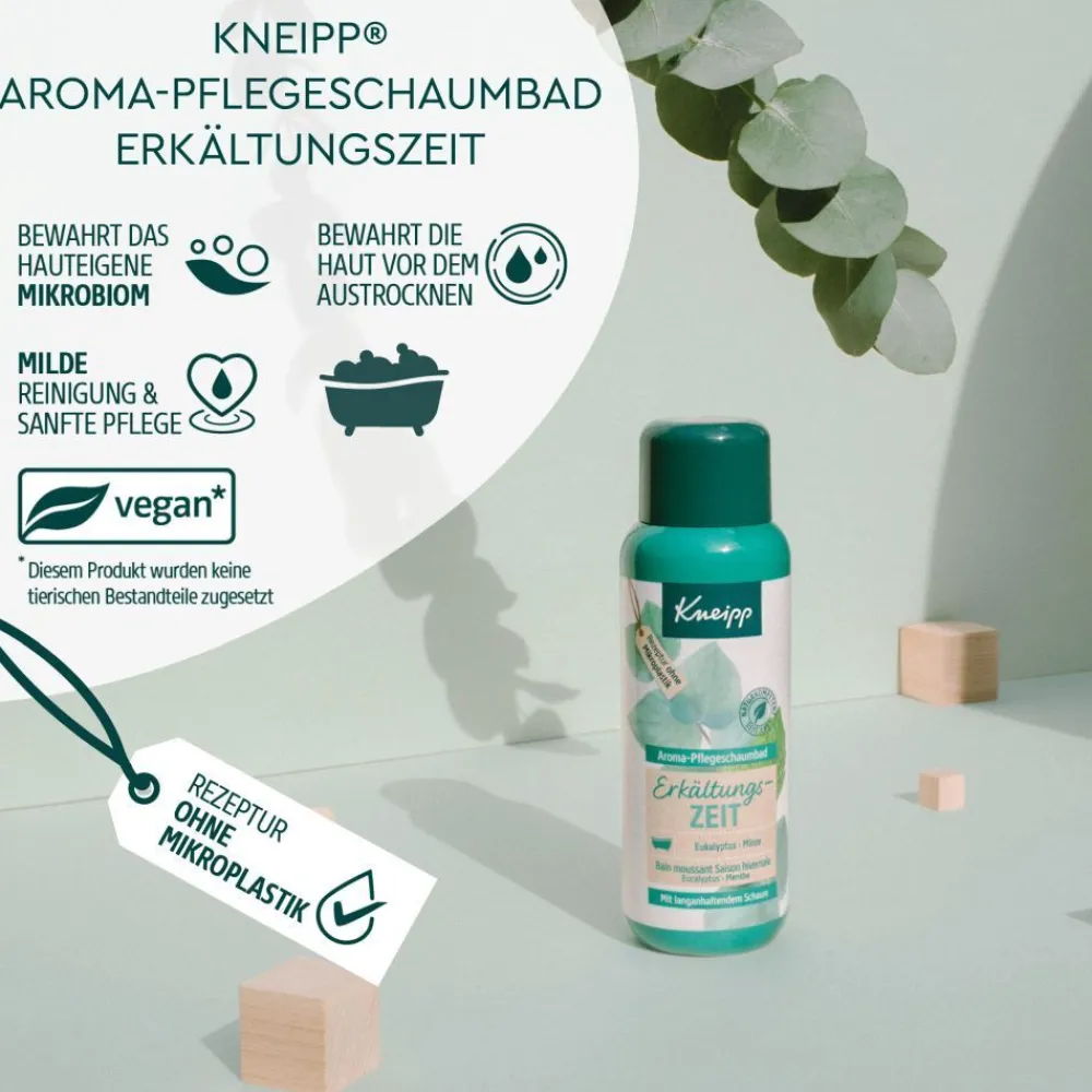 Kneipp® Aroma-Pflegeschaumbad Erkältungszeit Eukalyptus & Minze>Kneipp Schaumbad Clearance