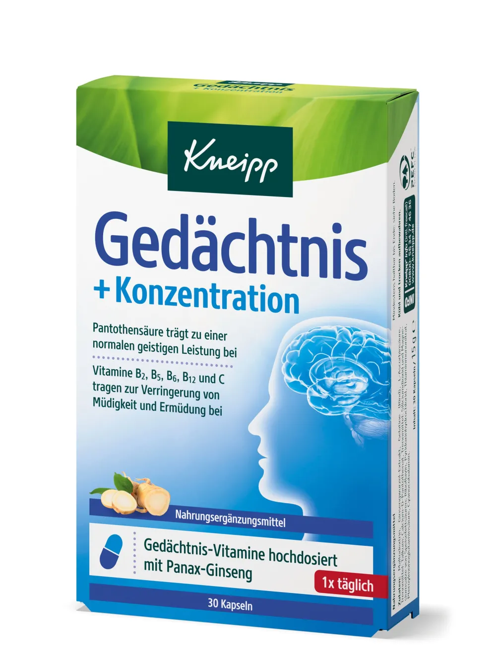 ® Gedächtnis + Konzentration|Kneipp