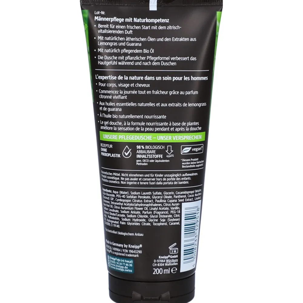 Kneipp® 3in1 Pflegedusche Startklar – Lemongras & Guarana> Online