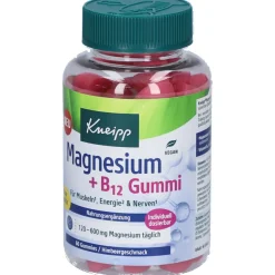 Kneipp Magnesium + B12 Gummies mit Himbeergeschmack| Outlet