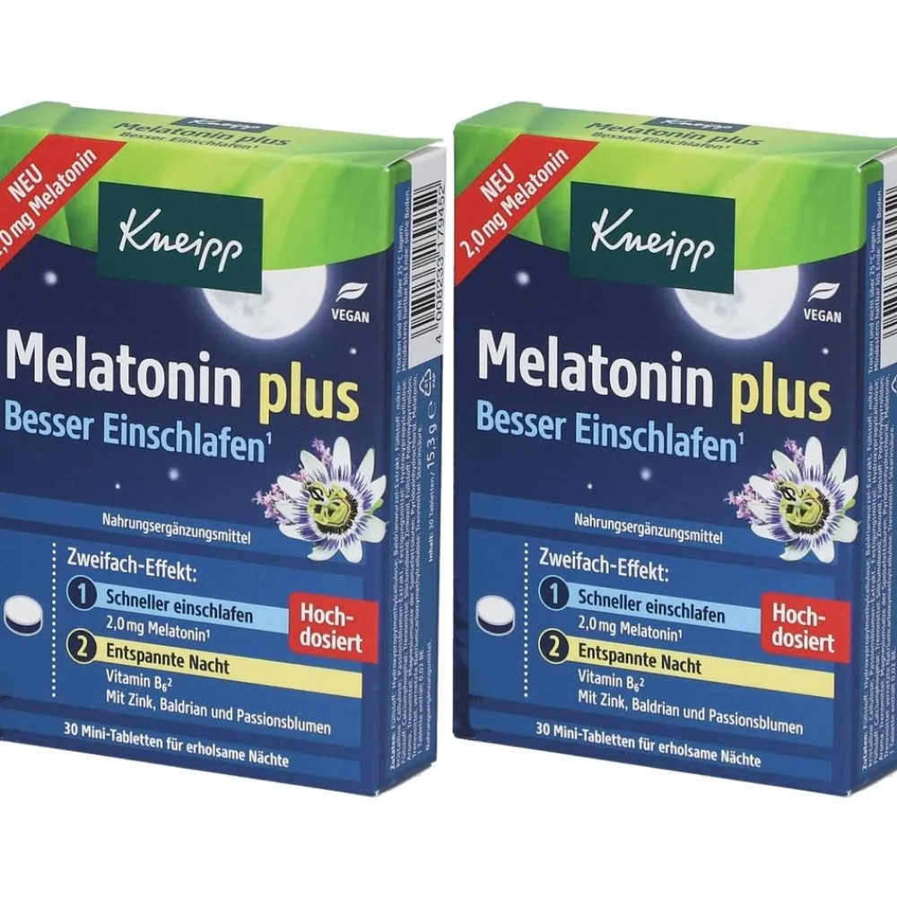 Kneipp Melatonin plus 2,0 mg – für besseres Einschlafen> Best