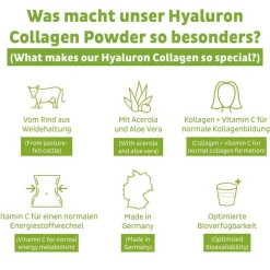Kollagen Hyaluron Pulver + Vitamin C><noscript><img width=