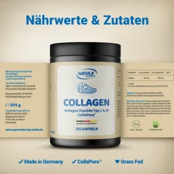 Kollagen Kapseln 4550mg pro Tagesdosis reine Collagen Hydrolisat Peptide von><noscript><img width=