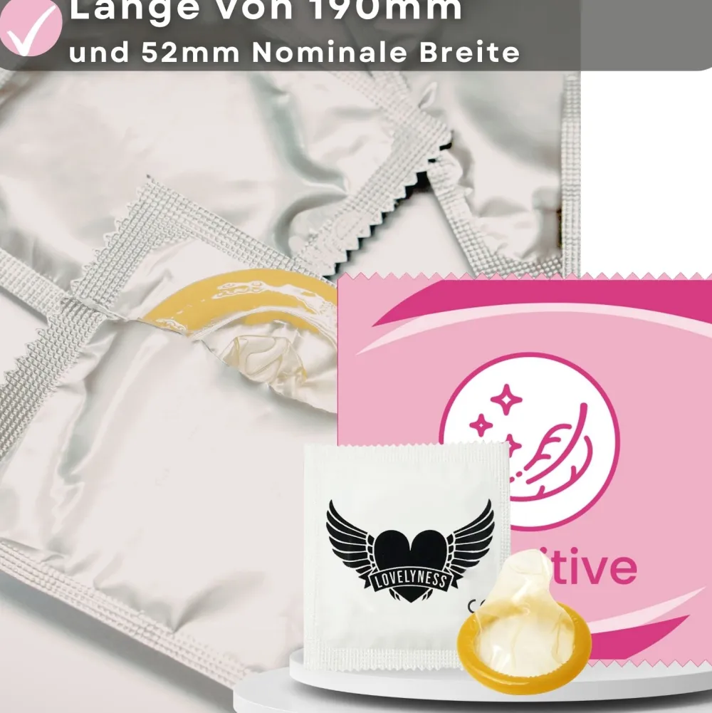 Kondome Sensitiv Gefühlsecht extra Dünn ->LOVELYNESS New