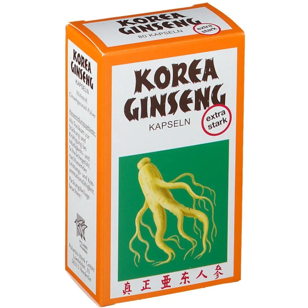 Korea Ginseng Kapseln extra stark| New