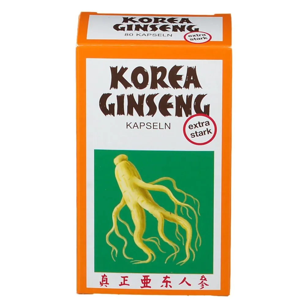 Korea Ginseng Kapseln extra stark| New