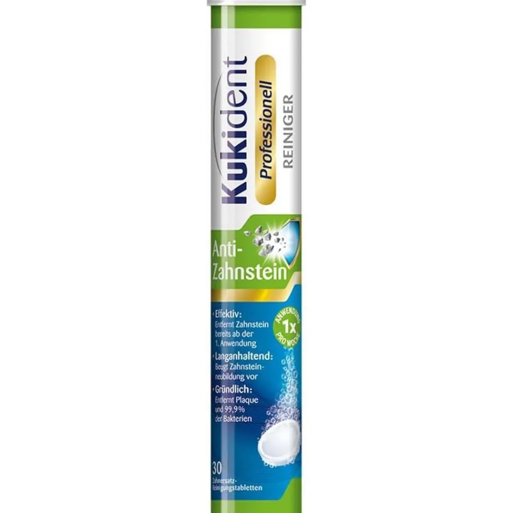 Professionell Anti-Zahnstein Gebissreiniger Tabs|Kukident Clearance