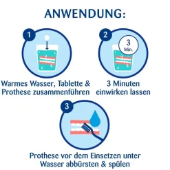 Professionell Zahnweiß Gebissreiniger Tabs|Kukident
