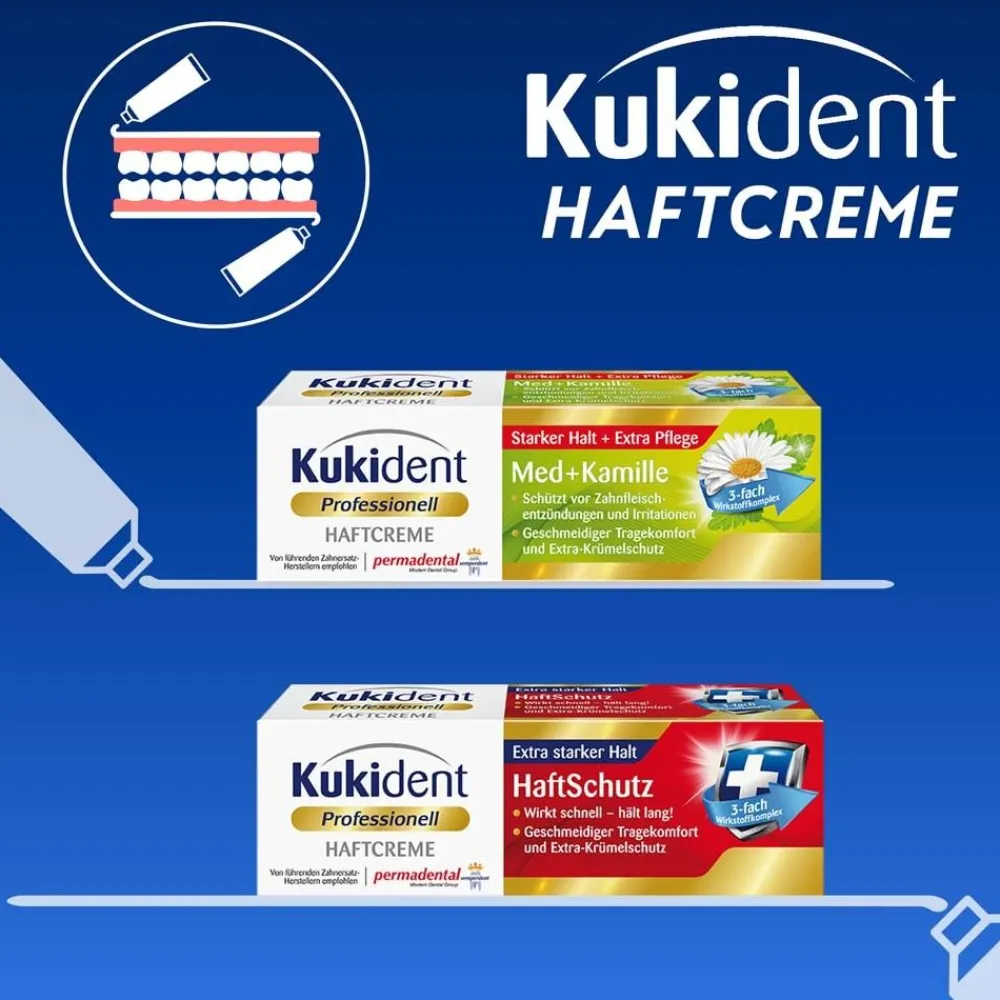 Professionell Zahnweiß Gebissreiniger Tabs|Kukident