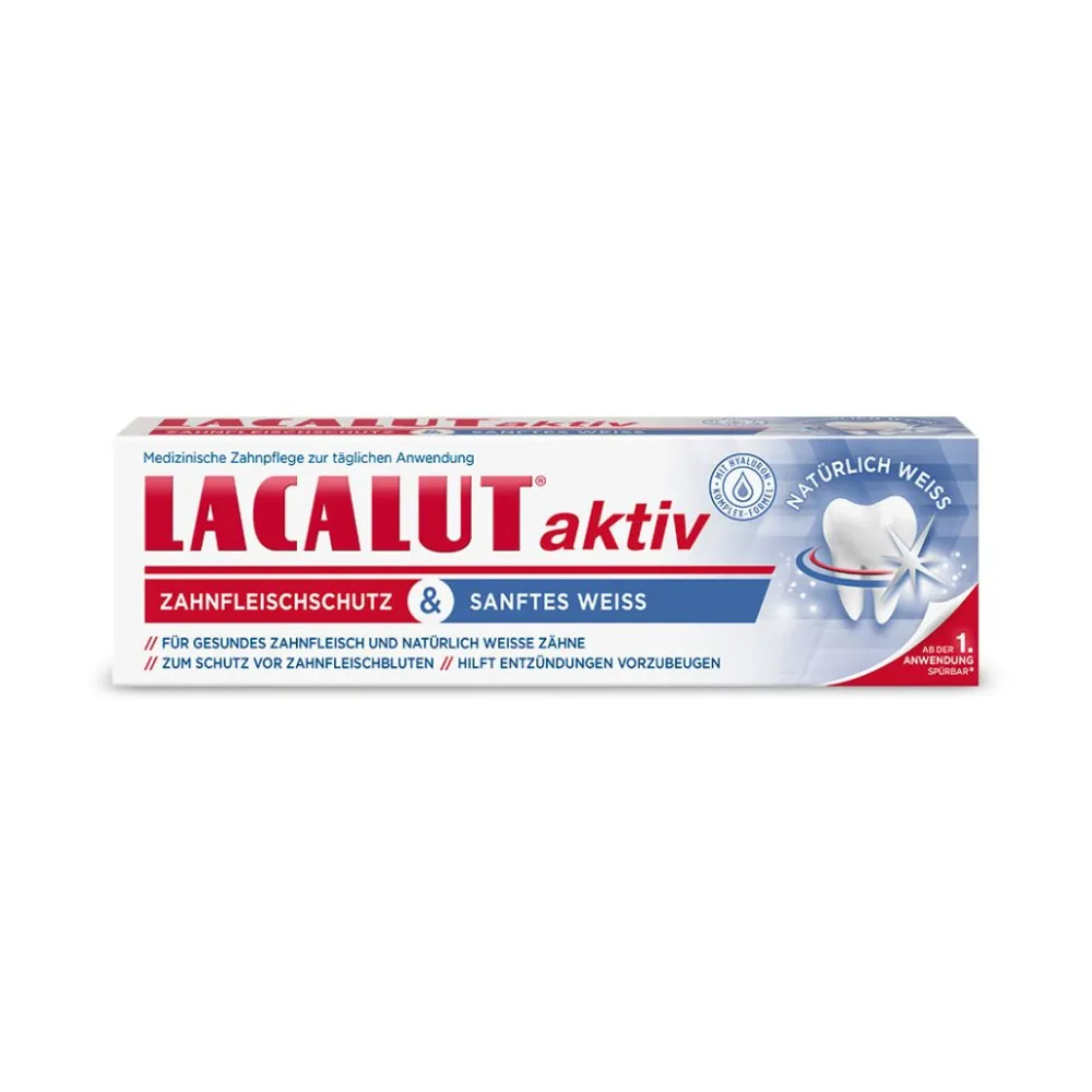 ® aktiv Zahnfleischschutz & sanftes Weiß>LACALUT New