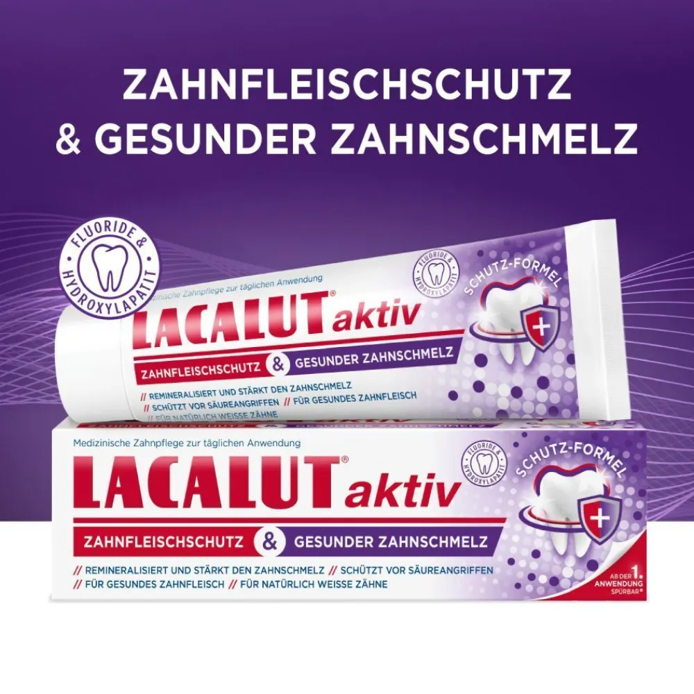 aktiv Zahnfleischschutz & gesunder Zahnschmelz|LACALUT Outlet