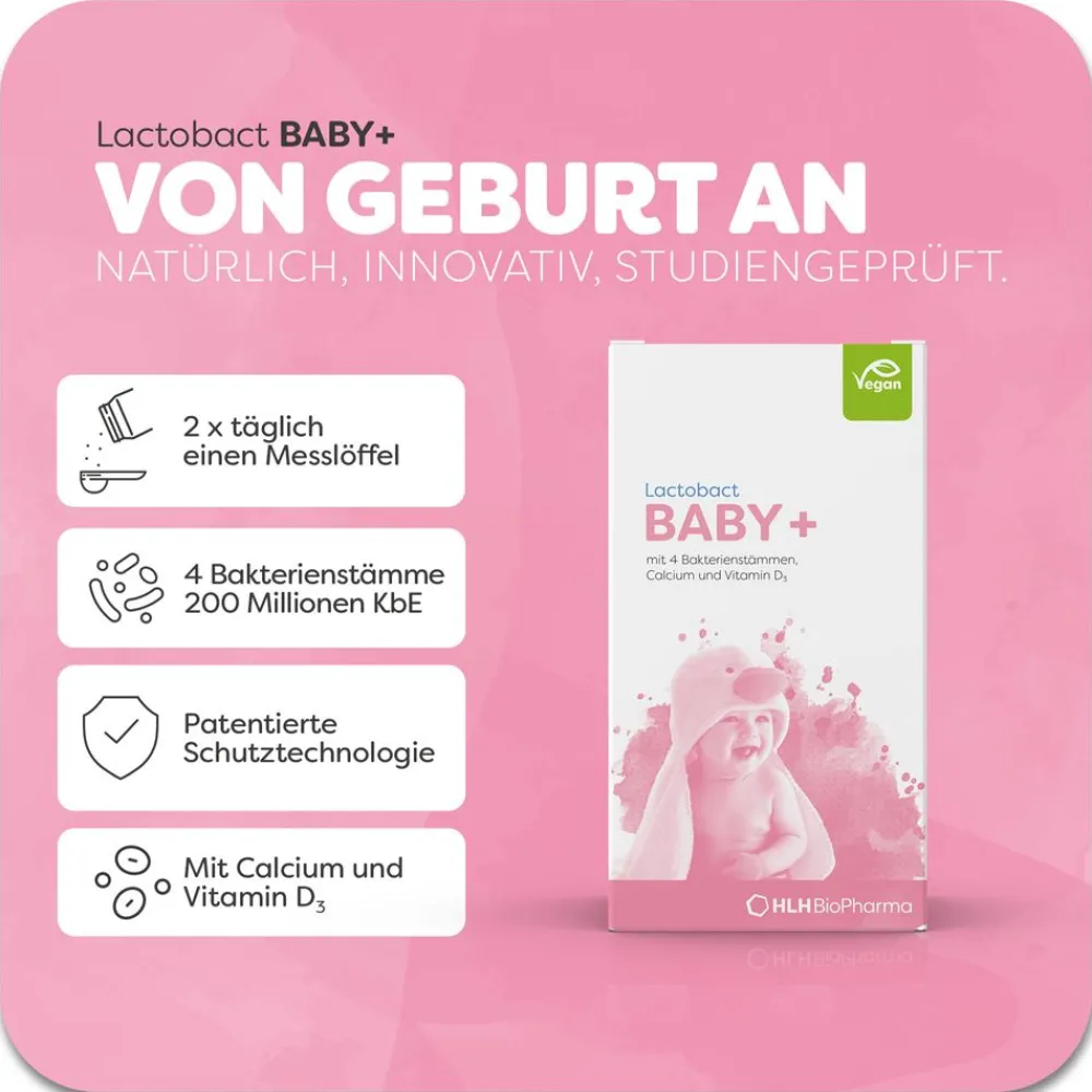 Lactobact BABY + - Darmaufbau ab dem Tag der Geburt| New