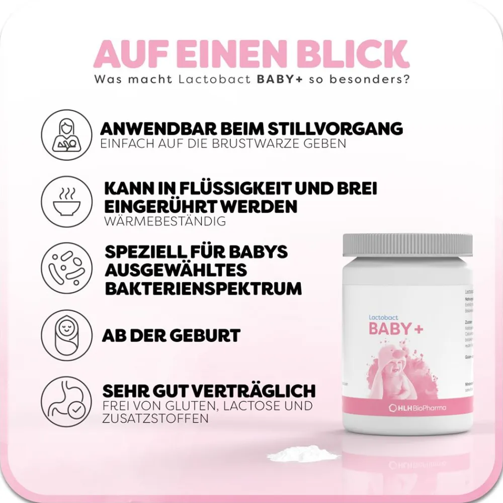 Lactobact BABY + - Darmaufbau ab dem Tag der Geburt| New