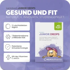 Lactobact JUNIOR DROPS, Darmaufbau für Kinder ab 3 Jahren> Outlet